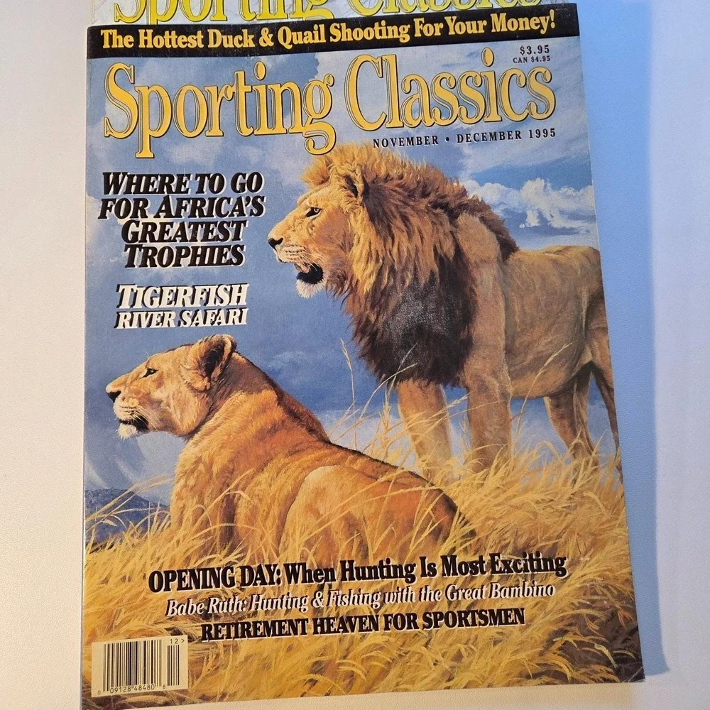 Sporting Classics Magazine 1995 Lot Of 6 Hunting & Fishing Collectible‎